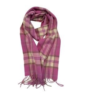 Ballantrae Edinburgh, Women's Lambswool Plaid Lavender Scarf
